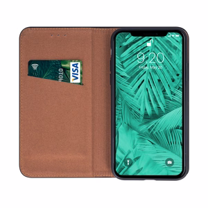 Genuine Leather Smart Pro iPhone 17 Air 6,6:lle musta