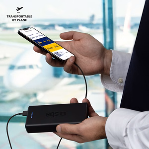 Powerbank Puro Fast 20000 mAh 2x USB-A + 1x USB-C - musta