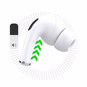 Dudao U19 in-ear TWS langattomat Bluetooth 5.3 kuulokkeet LED-näytöllä - valkoinen