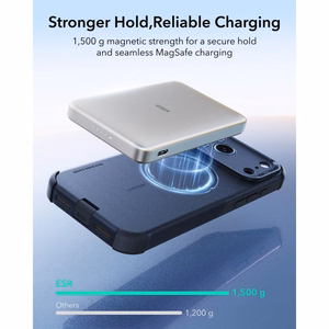 ESR Cyber Tough MagSafe suojakuori malleille iPhone 18 Pro Max / 17 Pro Max, tummansininen
