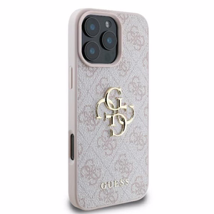 Guess 4G Big Logo kotelo iPhone 16 Pro - pinkki