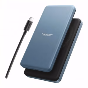 Spigen EA2205MQ Essential MagSafe 5000MAH 22.5W QI2 Varavirtalähde - laivastonsininen