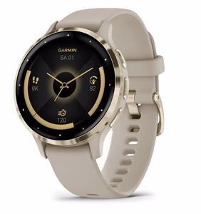 Garmin smartwatch Venu 3S (010-02785-02) – gray/gold