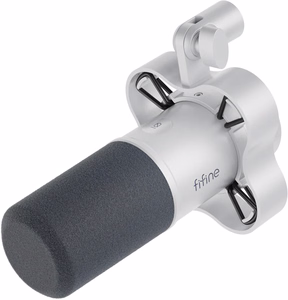 Fifine K688W dynaaminen mikrofoni (valkoinen)