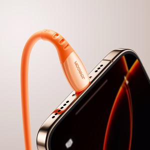 Joyroom S-A59 Vibrant Series 3A USB-A - Lightning Kaapeli 1,2m - oranssi