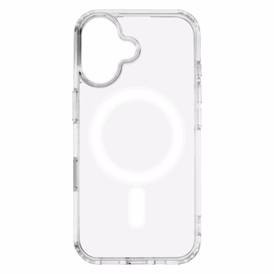 Anti Shock 1,5 mm Mag Suojakuori iPhone 16 6,1 tuumalle läpinäkyvä iso aukko + painike