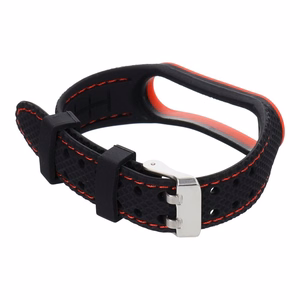 Elastomer strap LIFESTYLE for XIAOMI Mi Band 5 / 6 balck (04)