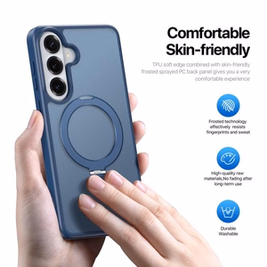 Dux Ducis Yind Magneettinen teline Suojakuori Samsung S942 S26 tummansininen