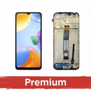 LCD-näyttö yhteensopiva Xiaomi Redmi 10C musta kehyksellä OEM