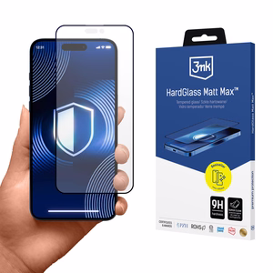 Matta karkaistu lasi 3mk HardGlass Matt Max Apple iPhone 14 Pro Max:lle