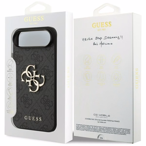 Guess 4G Big Logo Suojakuori iPhone 17 Air:lle - Musta