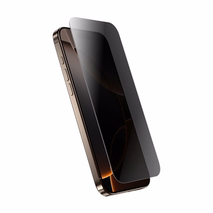 Crong Privacy 3D Armor Glass privacy tempered-glass screen protector for iPhone 17 Pro Max and iPhone 16 Pro Max