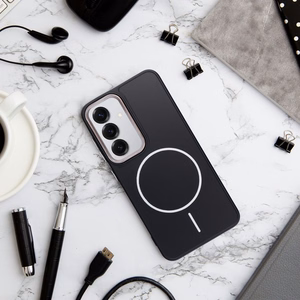 Suojakuori Samsung A37 Frame Mag Cover MagSafe-yhteensopiva musta