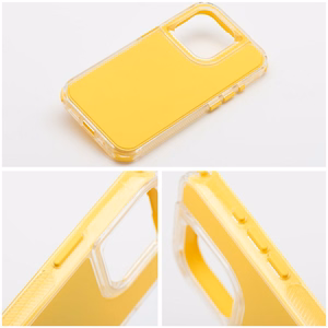 Suojakuori iPhone 15 PRO MAX:lle Matrix keltainen