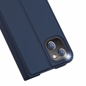 Dux Ducis Skin Pro Holster Flip Cover iPhone 14 Plus -puhelimelle sininen