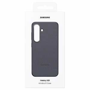 Samsung Kindsuit -suojakuori Samsung Galaxy S25:lle, musta