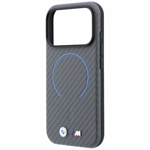 BMW M Carbon Printed Ring MagSafe -suojakuori iPhone 18 Pro Max / 17 Pro Max – harmaa