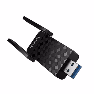 USB Wi-Fi adapter Hoco HI34 Wi-Fi6 black