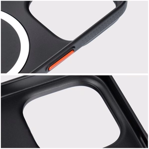 Suojakuori iPhone 17 AIR:lle Simply MagSafe-yhteensopiva titanium musta