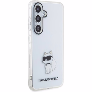 Karl Lagerfeld IML Choupette kovakuori Samsung Galaxy S24+:lle - läpinäkyvä
