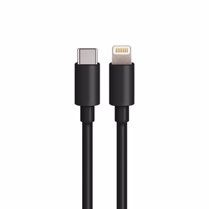 Maxlife MXCC-04 PD QC autolaturi 1x USB-C 1x USB 20W musta + USB-C - Lightning -kaapeli 27W