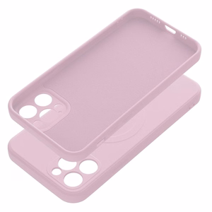 Silikoninen Mag Cover iPhone 11 PRO:lle yhteensopiva MagSafen kanssa vaaleanpunainen