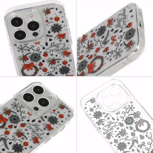 TEL PROTECT Joulu Suojakuori Samsung S23 Ultralle Design 5 läpinäkyvä