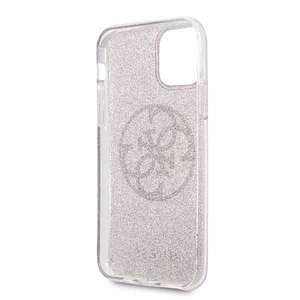Guess GUHCN58PCUGLPI iPhone 11 Pro różowy/pink hard case 4G Circle Glitter