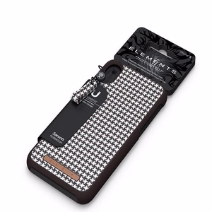 Nordic Elements Saeson Idun Pattern 2 suojakuori laitteelle iPhone XS Max, tummanruskea