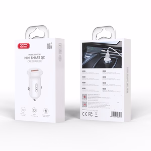 XO-autolaturi CC68 18W QC 1x USB valkoinen