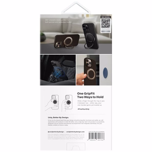 Uniq Keva Air Magclick Lataus GripFit Suojakuori iPhone 16 Pro Max:lle - Ruskea
