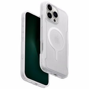 Uniq Combat Active Magclick Lataus Suojakuori iPhone 16 Pro Max:lle - Valkoinen