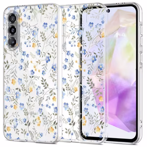 Tech-Protect FlexAir suojakuori Samsung Galaxy A37 5G:lle - moniväriset kukat