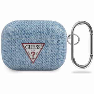 Guess GUACAPTPUJULLB AirPods Pro suojakuori sininen/vaaleansininen Jeans Collection -mallisto
