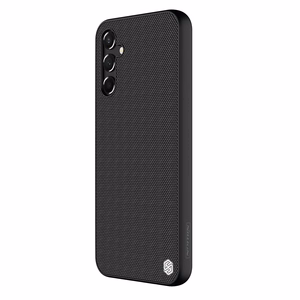 Nillkin Textured Case vahvistettu nylon Suojakuori Samsung Galaxy A14 5G / Galaxy A14:lle musta