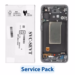 ServicePack LCD-näyttö Samsung A56 5G A566B - grafiitti GH82-36829A