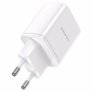 Borofone Wall charger BN9 Reacher - 2xType C - QC 3.0 PD 35W white