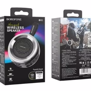 Bluetooth kannettava kaiutin BOROFONE Aurora BR2 musta