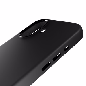 Puro Icon Mag Pro MagSafe silikonisuoja iPhone 16 - musta