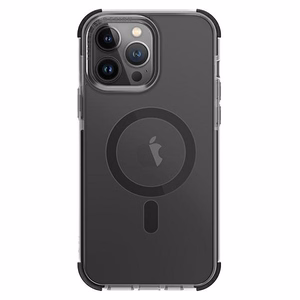 Uniq Combat kotelo iPhone 14 Pro Max 6.7" MagClick-lataus - musta/betoninharmaa