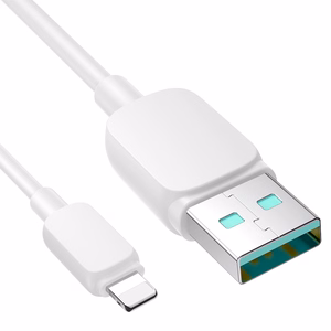 Joyroom Multi-Color Series A14 Lightning / USB-A 2.4A 1.2m Kaapeli - valkoinen