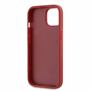 Karl Lagerfeld Diagonal Quilted Script Suojakuori iPhone 15 / 14 / 13:lle - punainen