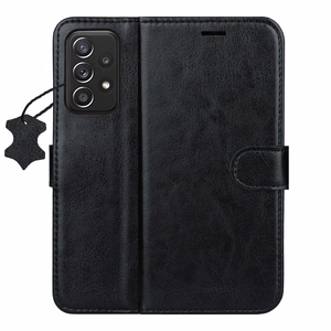 Smart Luxe nahkainen suojakuori Samsung Galaxy A52 4G / A52 5G / A52S 5G musta