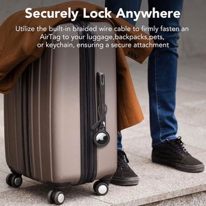 Tech-Protect Rough 2 kpl suojakuori Apple AirTag -laitteelle - musta