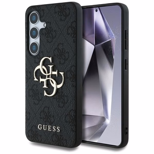 Guess Suojakuori Samsung S25:lle GUHCS25S4GMGGR (4G PU Big Logo) musta