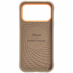 Beige NIMMY SIISTI SILMÄLASIPÄINEN KOIRA suojakuori IPHONE 18 Pro/17 Pro -puhelimelle
