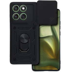 Slide Camera Armor Suojakuori Motorola Edge 60 5G:lle musta