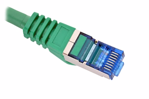LANBERG PATCHCORD S/FTP CAT.6A 0.5M GREEN LSZH