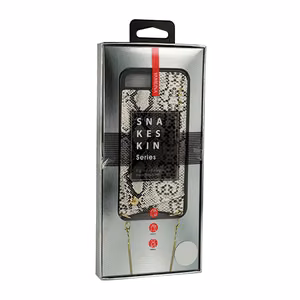 BAG SNAKE Leather Case iPhone XS Max White