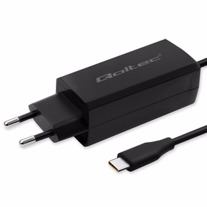 Qoltec 52420 GaN Super Nopea Laturi 90W USB-C 3.1